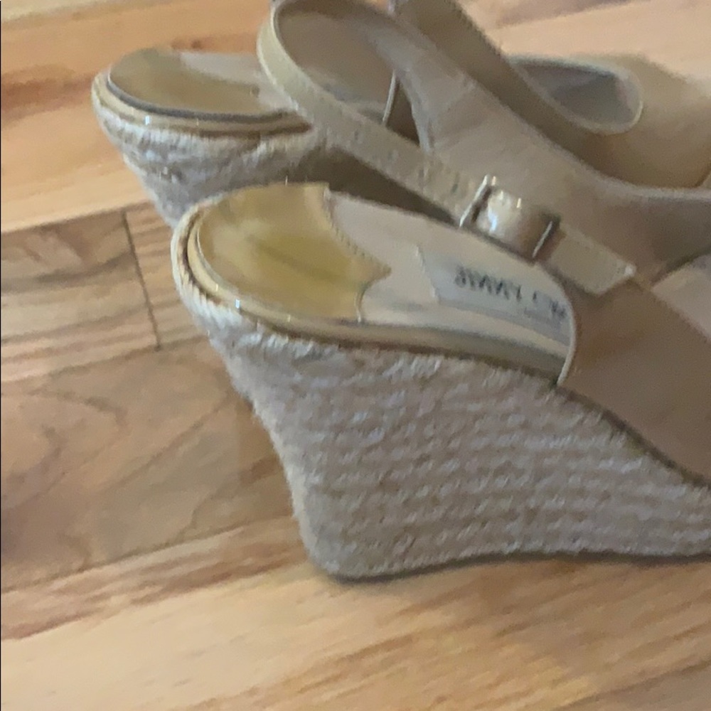 Jimmy Choo Beige Wedge - Picture 2 of 4